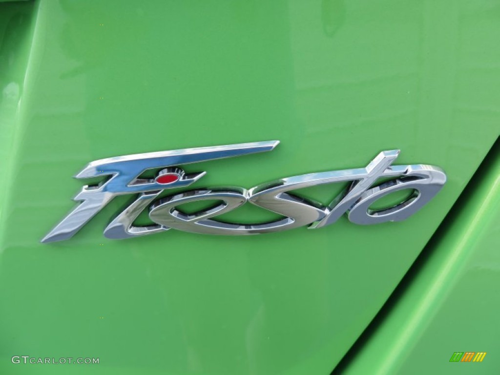 2014 Fiesta SE Hatchback - Green Envy / Charcoal Black photo #16