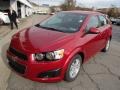 2014 Crystal Red Tintcoat Chevrolet Sonic LT Sedan  photo #4