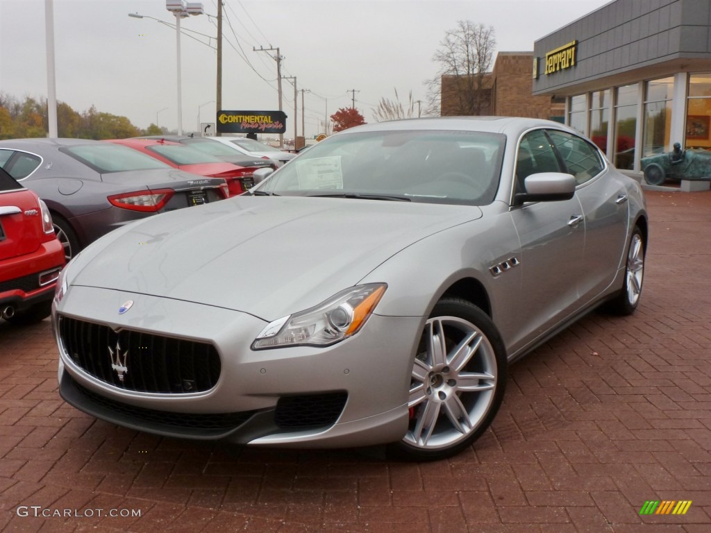 2014 Quattroporte S Q4 AWD - Grigio Metallo (Silver Metallic) / Nero photo #1