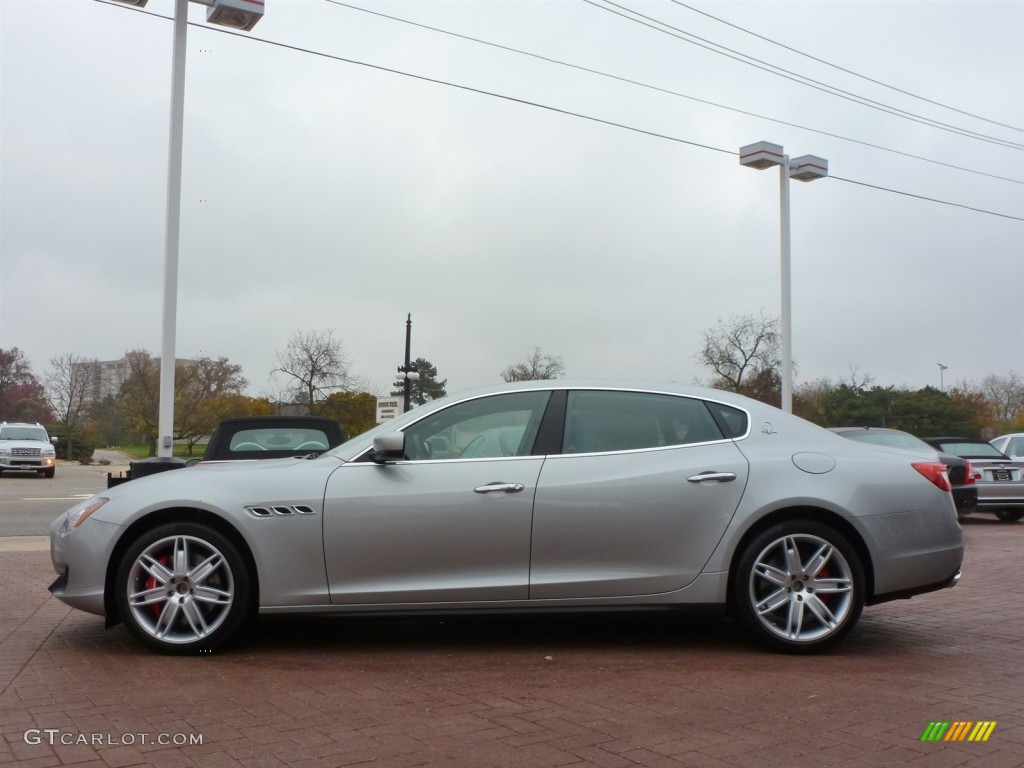 Grigio Metallo (Silver Metallic) 2014 Maserati Quattroporte S Q4 AWD Exterior Photo #87602800