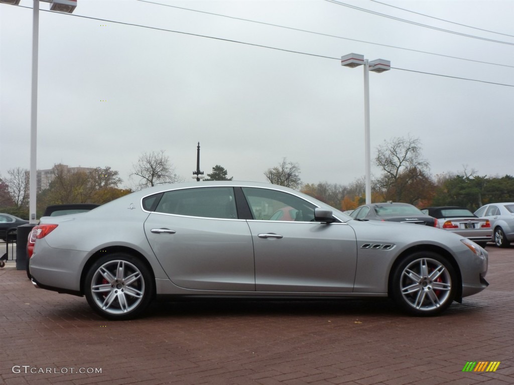 2014 Quattroporte S Q4 AWD - Grigio Metallo (Silver Metallic) / Nero photo #7