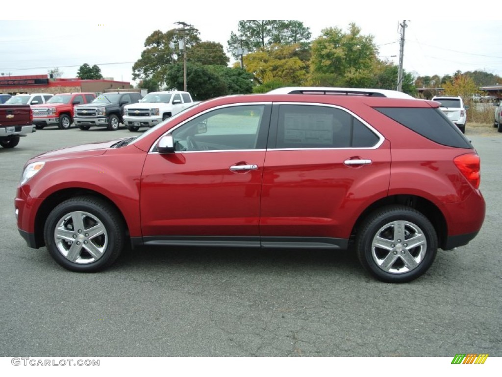 Crystal Red Tintcoat 2014 Chevrolet Equinox LTZ Exterior Photo #87603040