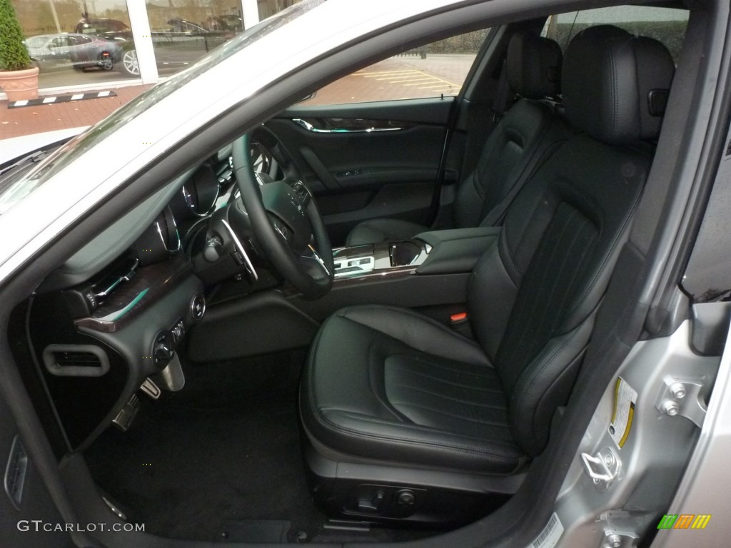 Nero Interior 2014 Maserati Quattroporte S Q4 AWD Photo #87603235