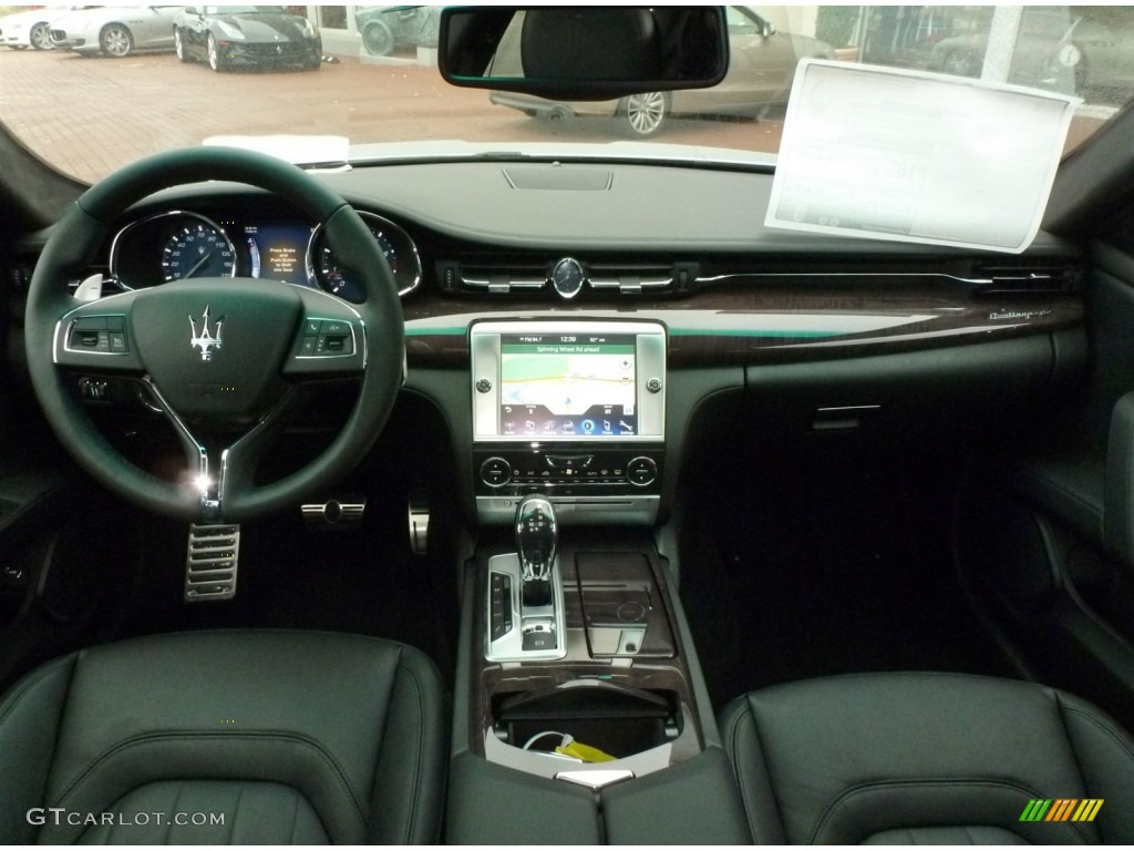 2014 Maserati Quattroporte S Q4 AWD Nero Dashboard Photo #87603358