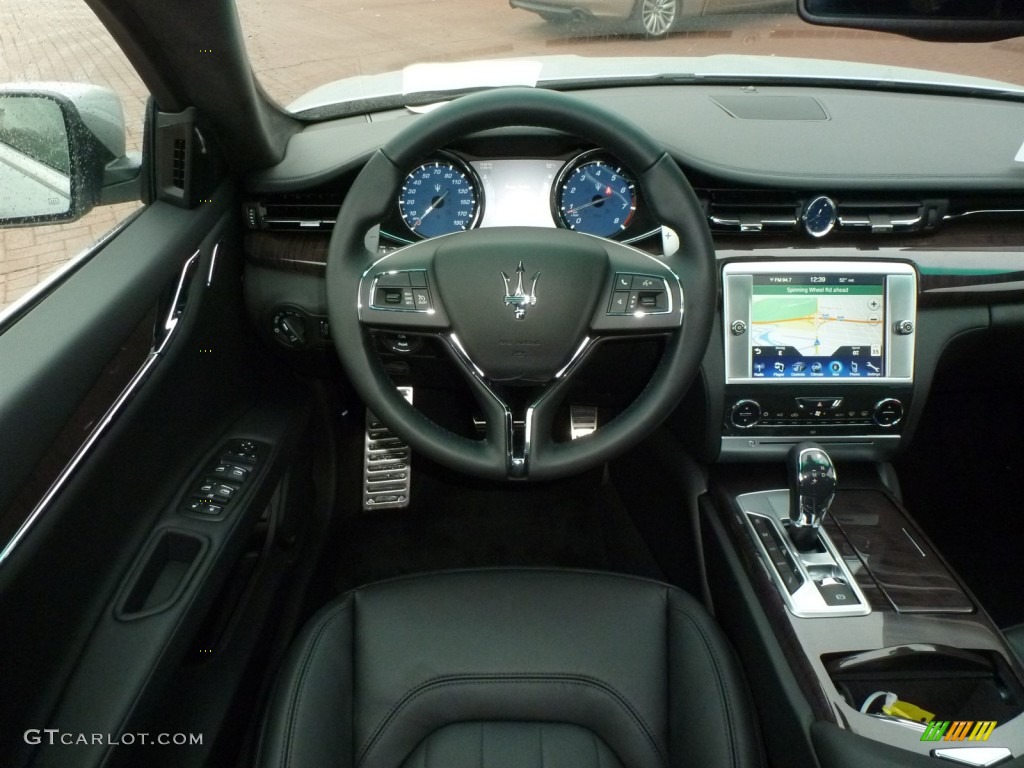 2014 Maserati Quattroporte S Q4 AWD Nero Dashboard Photo #87603409