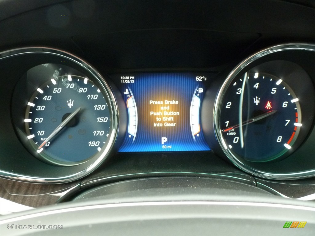 2014 Maserati Quattroporte S Q4 AWD Gauges Photo #87603496