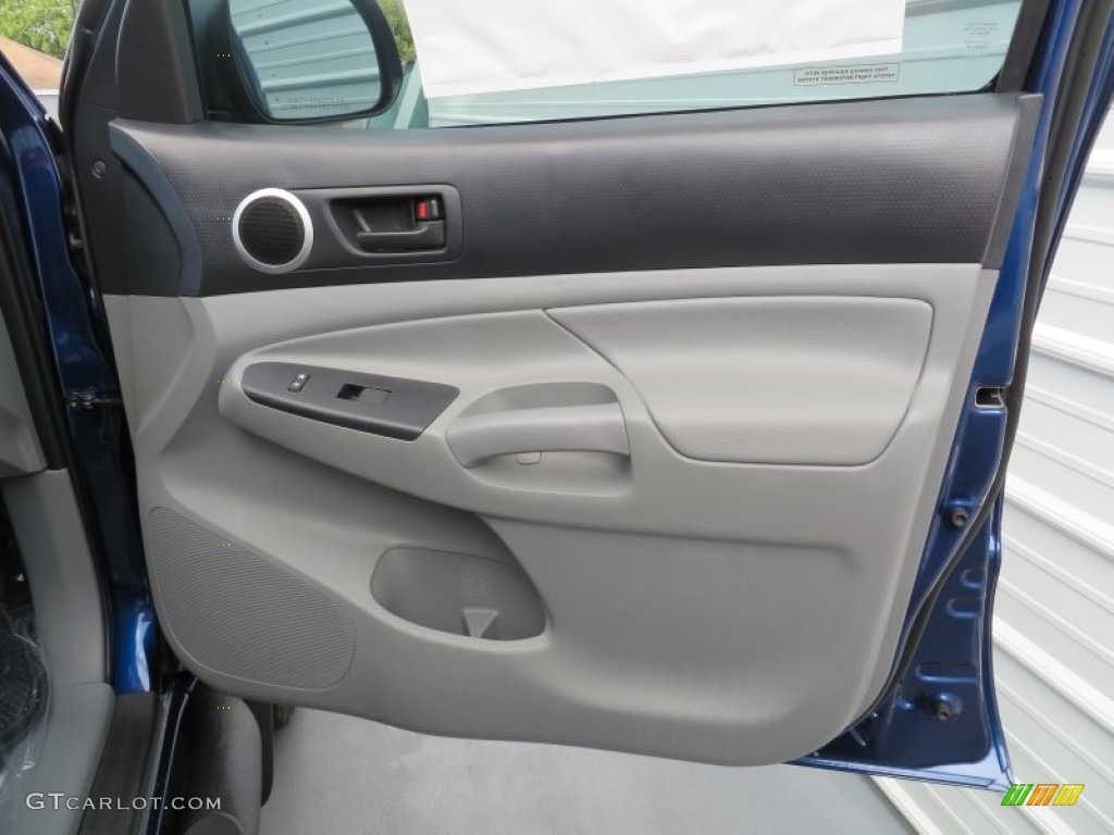 2014 Toyota Tacoma TSS V6 Prerunner Double Cab Graphite Door Panel Photo #87603556