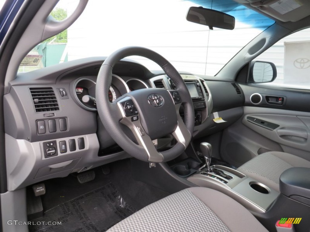 Graphite Interior 2014 Toyota Tacoma TSS V6 Prerunner Double Cab Photo #87603705