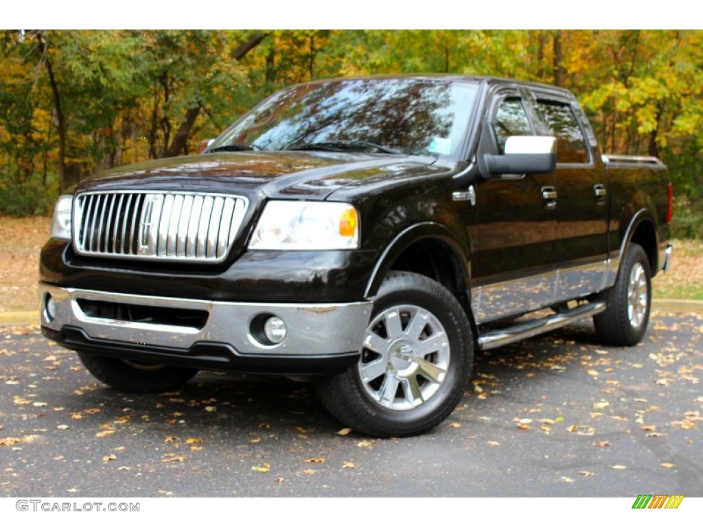 2006 Mark LT SuperCrew 4x4 - Black / Dove Grey photo #3