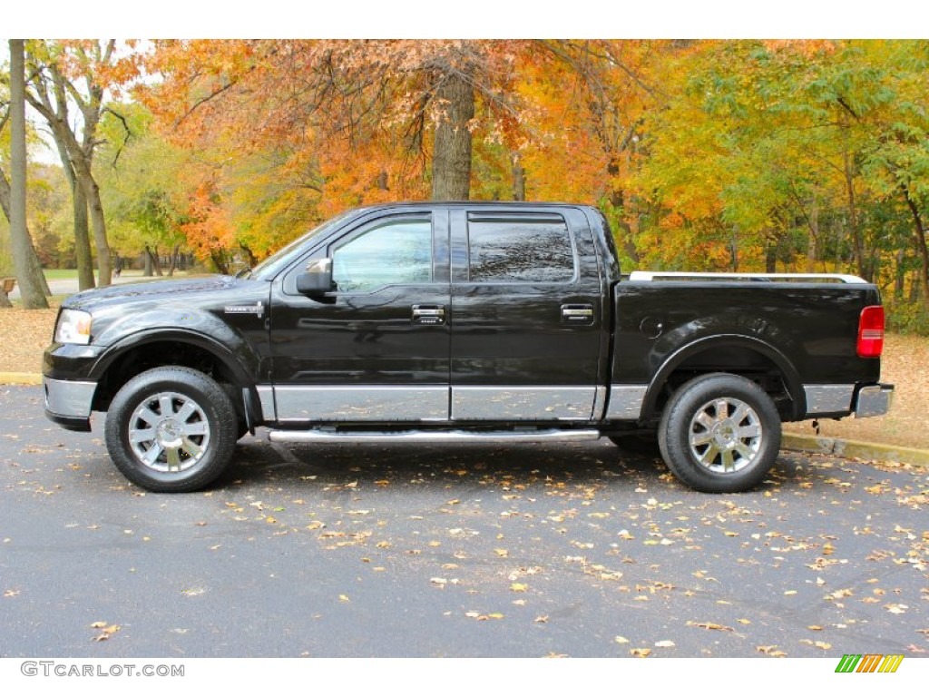 2006 Mark LT SuperCrew 4x4 - Black / Dove Grey photo #4
