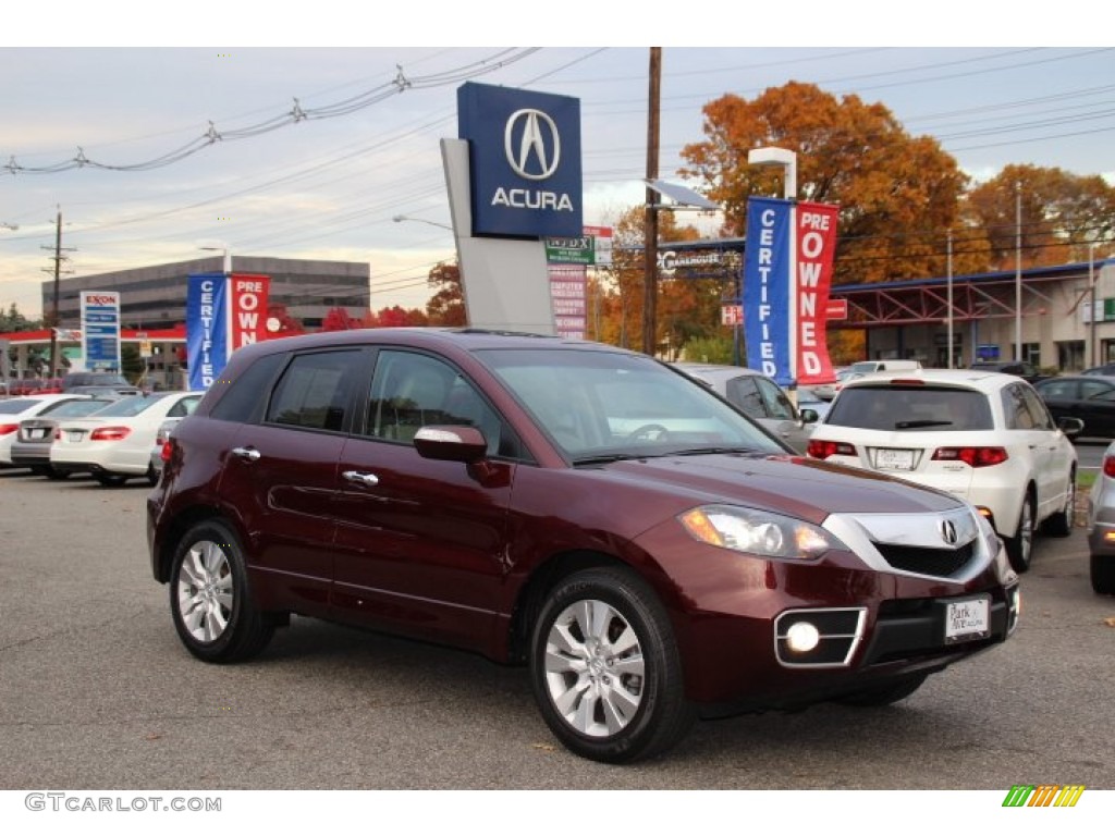 2011 RDX SH-AWD - Basque Red Pearl / Taupe photo #1