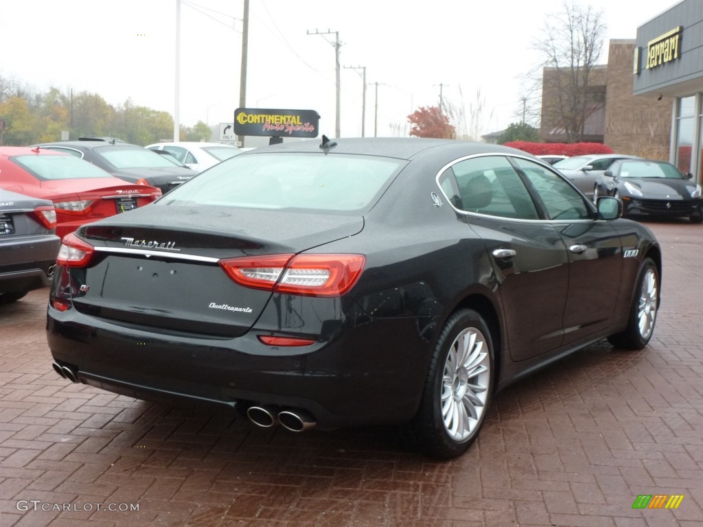 2014 Quattroporte S Q4 AWD - Nero Ribelle (Black Metallic) / Cuoio photo #6