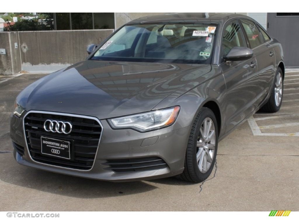 2013 A6 2.0T quattro Sedan - Oolong Gray Metallic / Velvet Beige photo #3