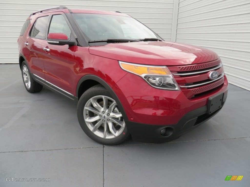 2014 Explorer Limited - Ruby Red / Charcoal Black photo #1