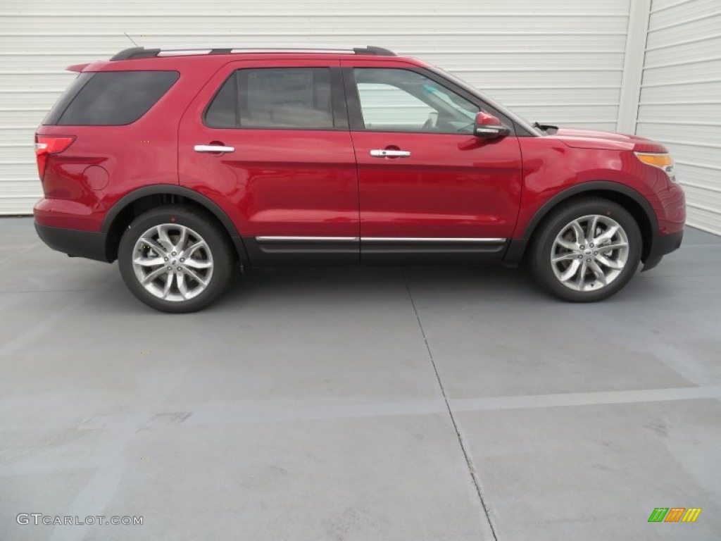 2014 Explorer Limited - Ruby Red / Charcoal Black photo #3