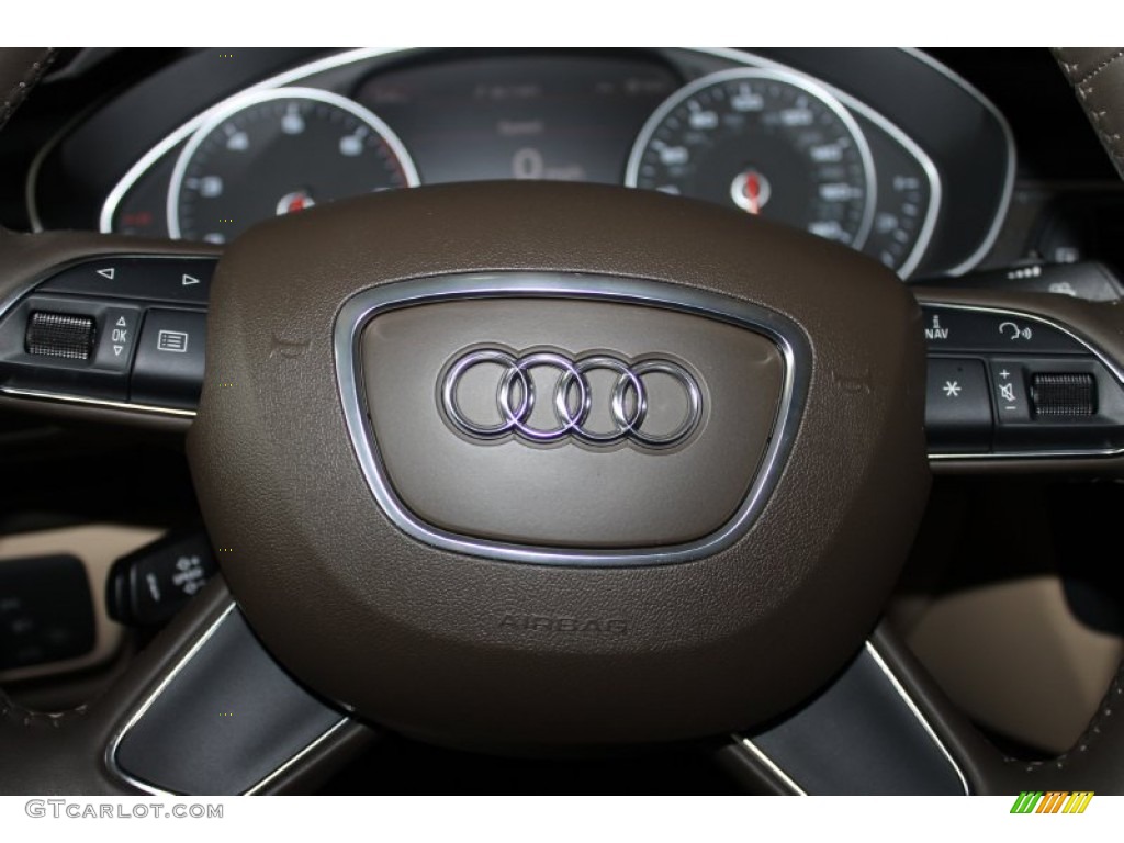 2013 A6 2.0T quattro Sedan - Oolong Gray Metallic / Velvet Beige photo #14