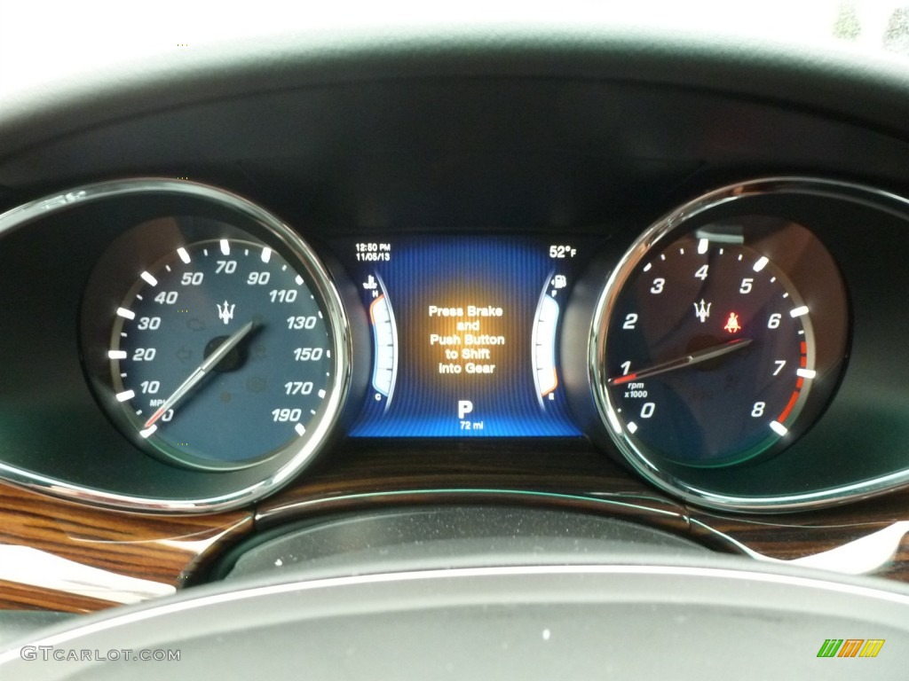 2014 Maserati Quattroporte S Q4 AWD Gauges Photo #87604813