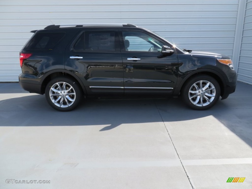 2014 Explorer XLT - Dark Side / Medium Light Stone photo #3