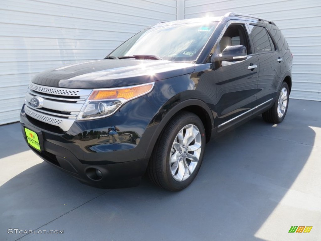 2014 Explorer XLT - Dark Side / Medium Light Stone photo #7