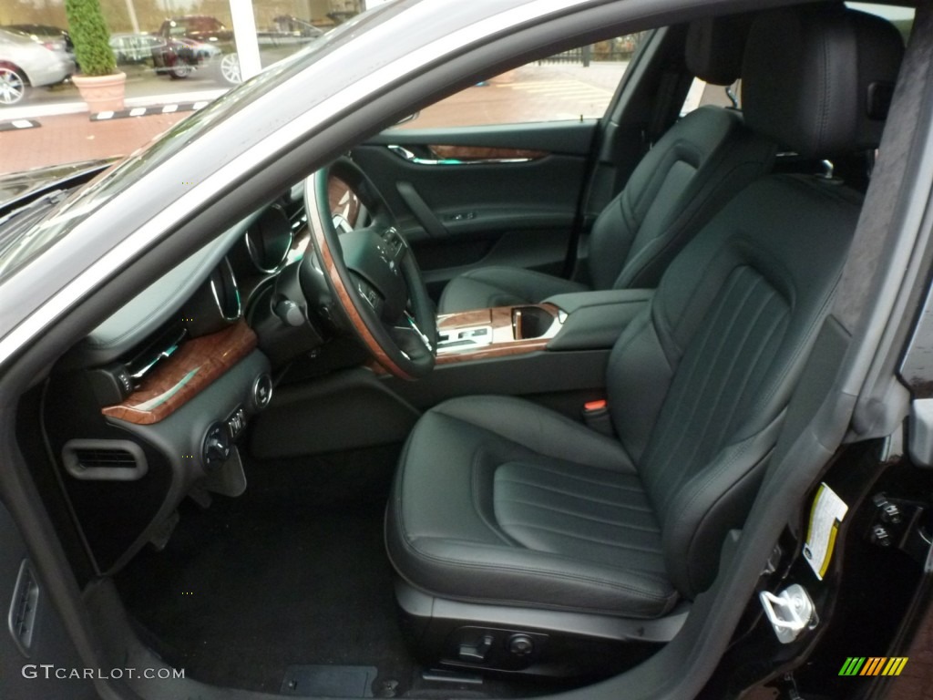 Nero Interior 2014 Maserati Quattroporte S Q4 AWD Photo #87605842
