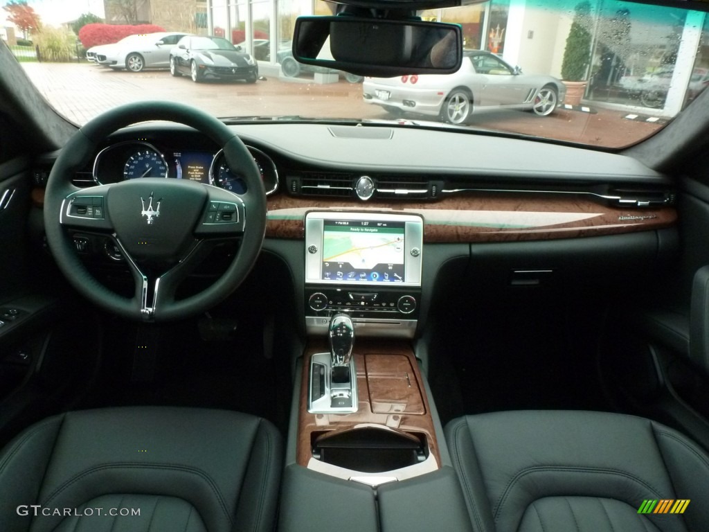 2014 Maserati Quattroporte S Q4 AWD Nero Dashboard Photo #87605923
