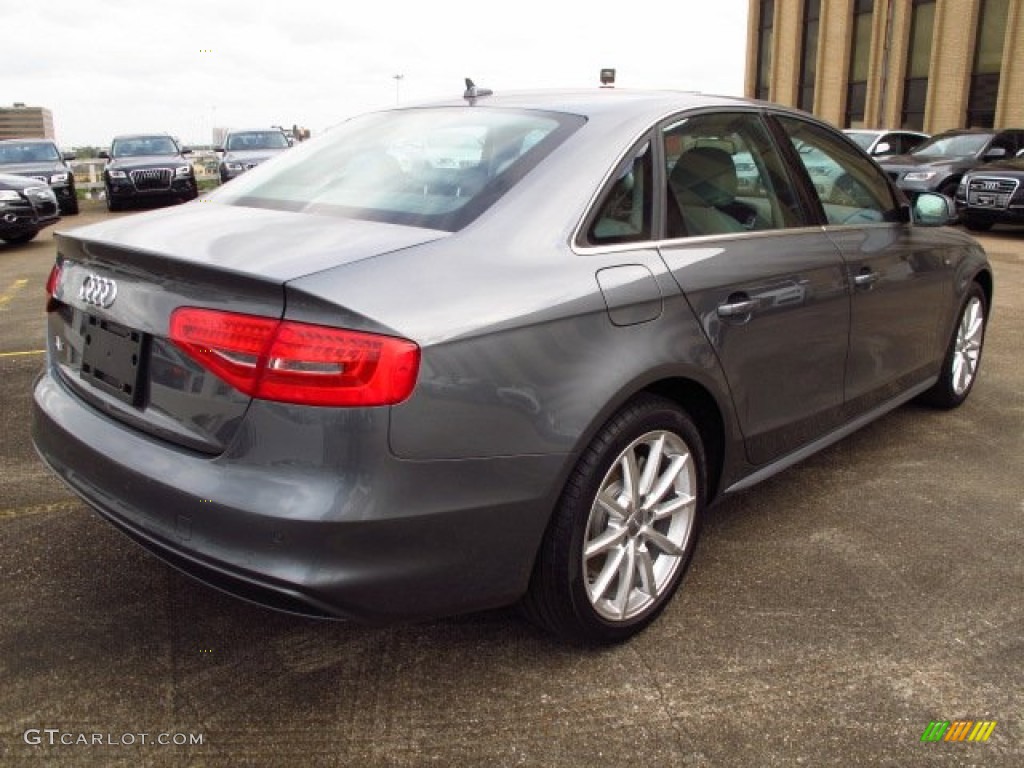 2014 A4 2.0T Sedan - Monsoon Grey Metallic / Titanium Grey photo #2