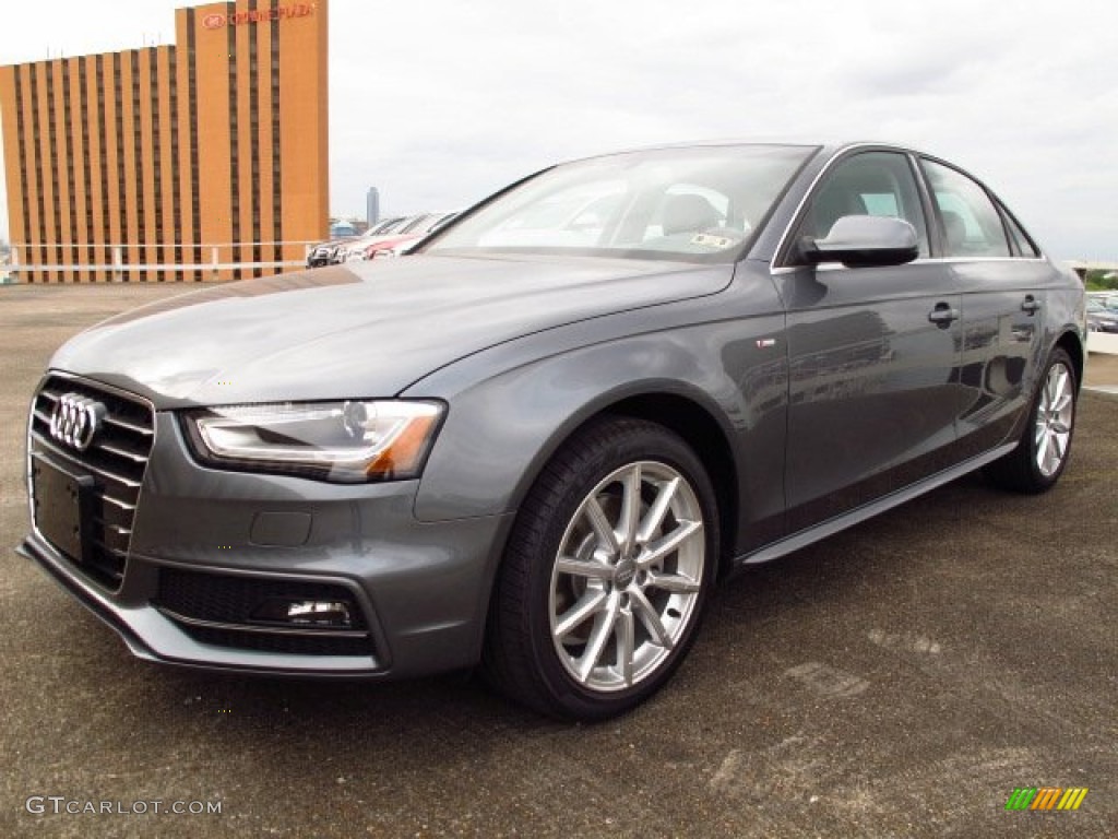2014 A4 2.0T Sedan - Monsoon Grey Metallic / Titanium Grey photo #5