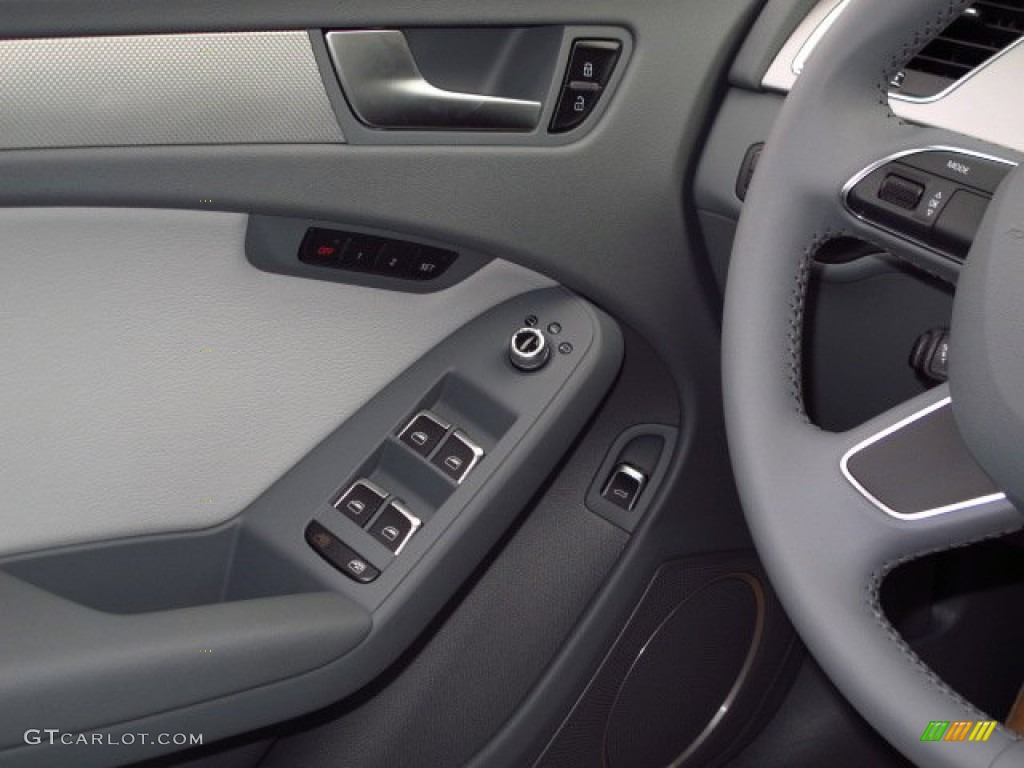 2014 A4 2.0T Sedan - Monsoon Grey Metallic / Titanium Grey photo #16