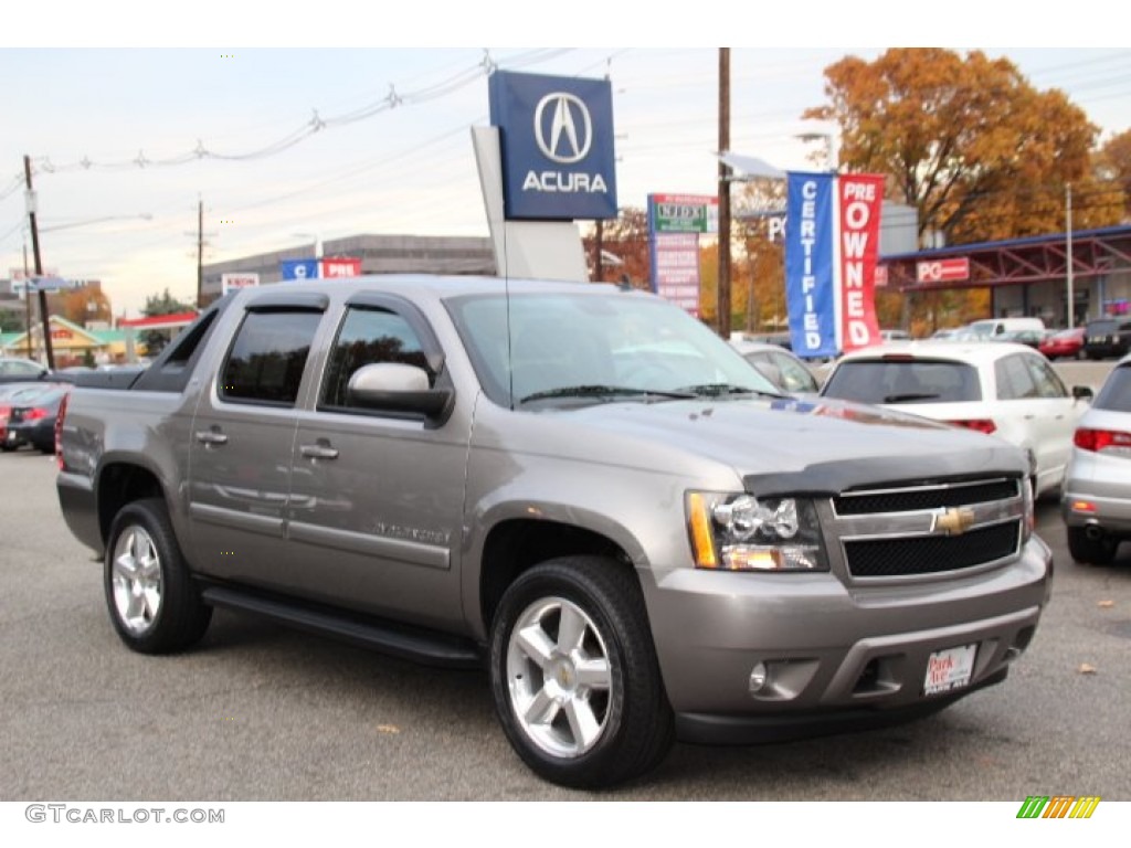 2009 Avalanche LT 4x4 - Graystone Metallic / Ebony photo #1