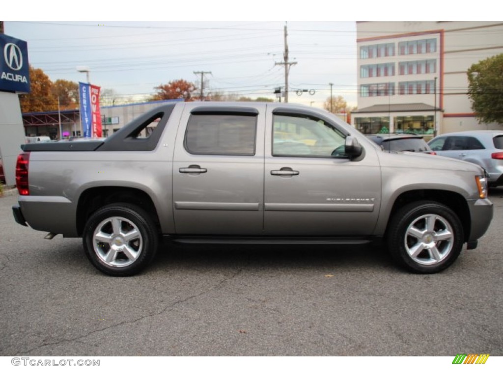 Graystone Metallic 2009 Chevrolet Avalanche LT 4x4 Exterior Photo #87606843