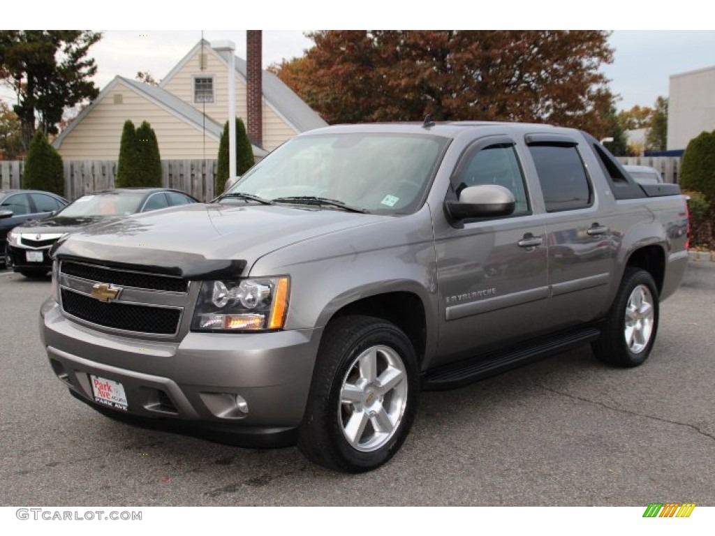 2009 Avalanche LT 4x4 - Graystone Metallic / Ebony photo #7
