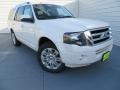 2014 White Platinum Ford Expedition Limited  photo #1