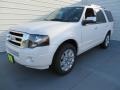 2014 White Platinum Ford Expedition Limited  photo #7