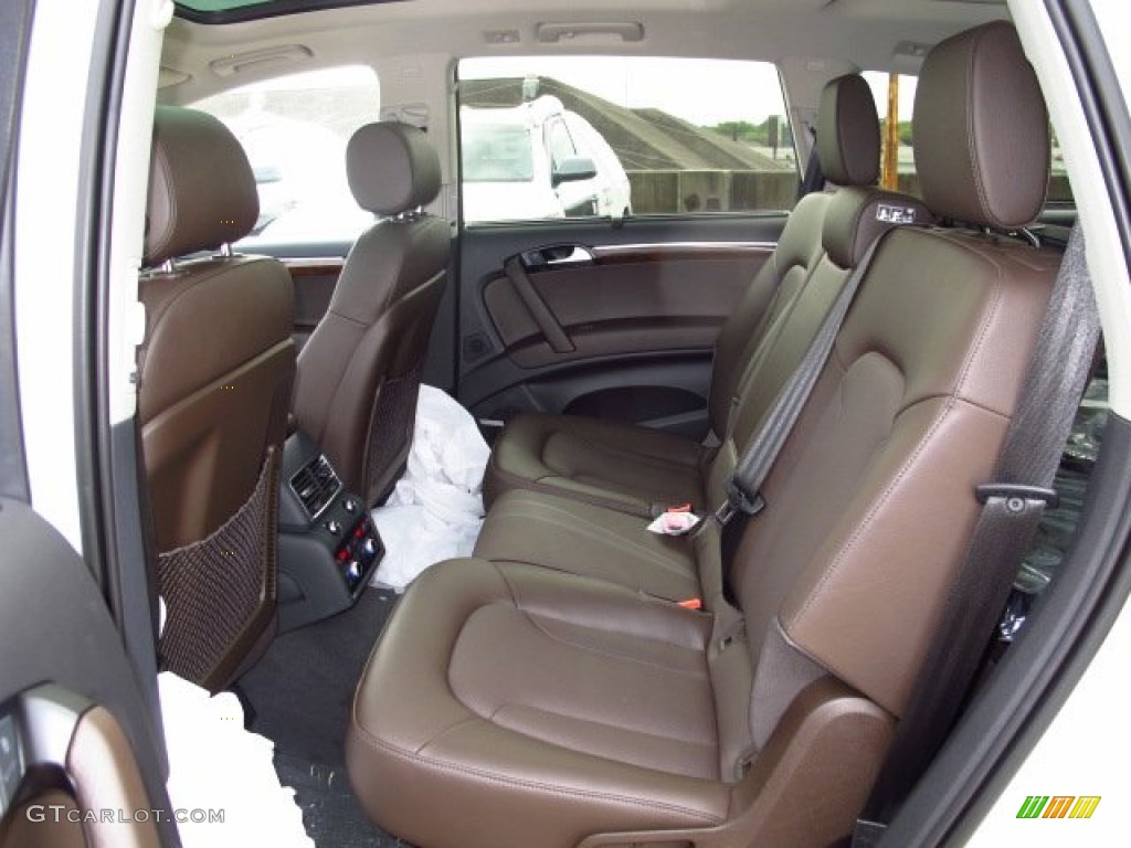 2014 Audi Q7 3.0 TFSI quattro S Line Package Rear Seat Photo #87607843