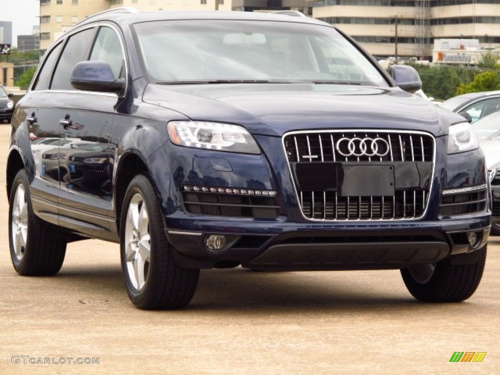 2014 Atlantis Blue Metallic Audi Q7 3 0 Tfsi Quattro