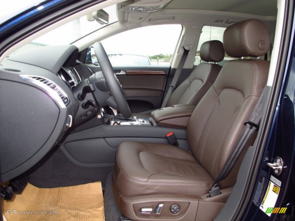 Espresso Interior 2014 Audi Q7 3.0 TFSI quattro Photo #87608371