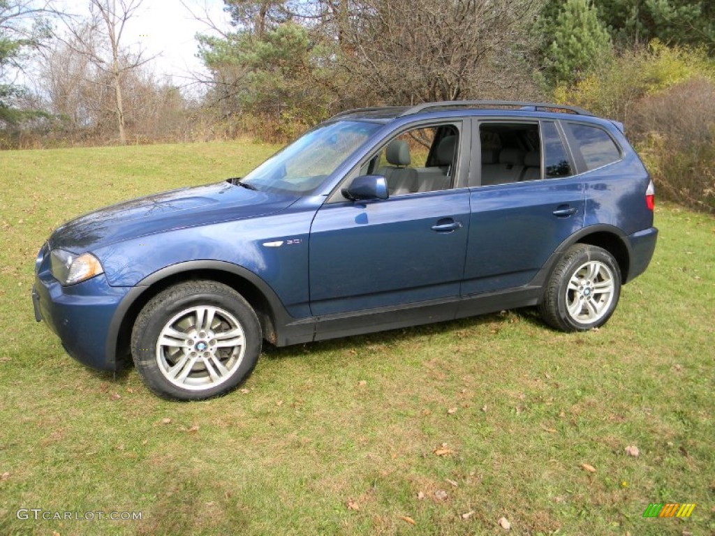 Mystic Blue Metallic 2006 BMW X3 3.0i Exterior Photo #87608430