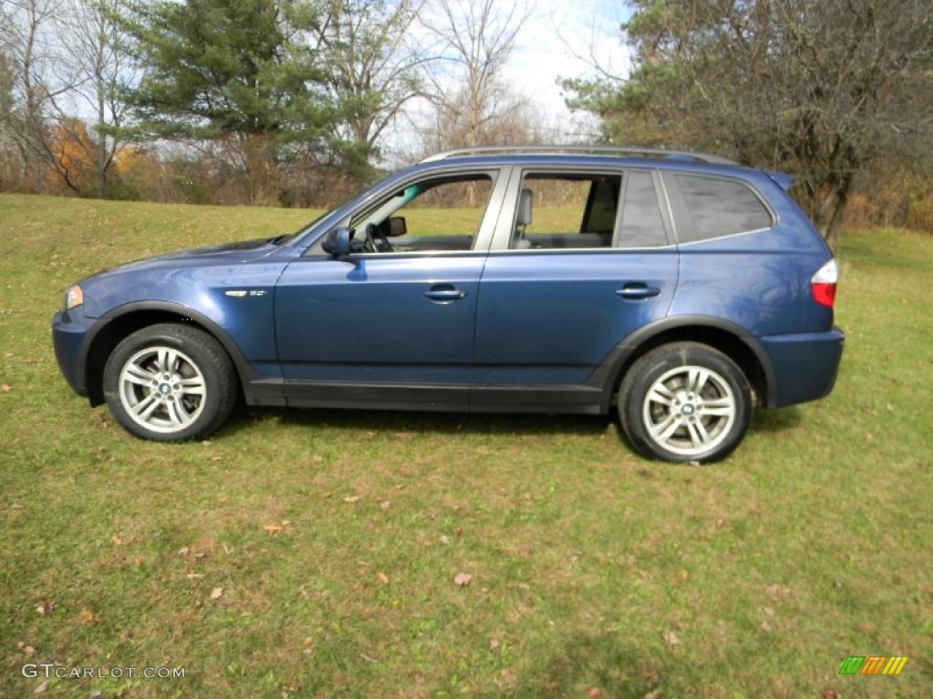 Mystic Blue Metallic 2006 BMW X3 3.0i Exterior Photo #87608452