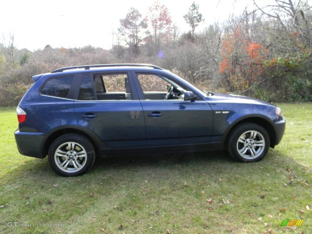 2006 X3 3.0i - Mystic Blue Metallic / Grey photo #7