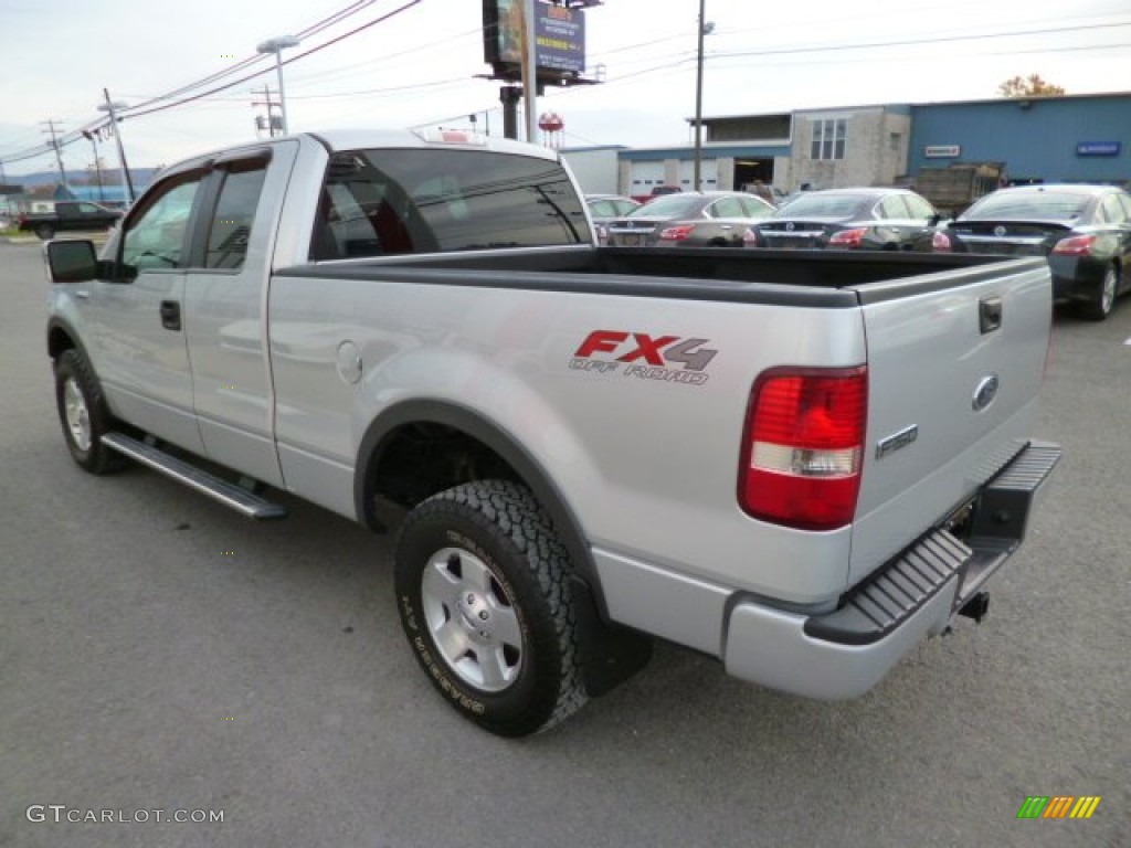 2005 F150 FX4 SuperCab 4x4 - Silver Metallic / Medium Flint Grey photo #9