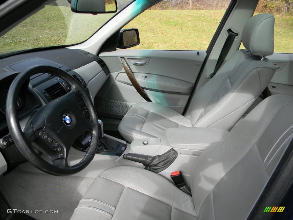Grey Interior 2006 BMW X3 3.0i Photo #87608719