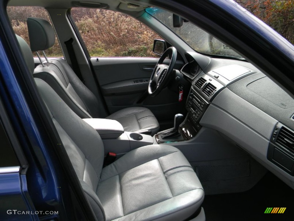 2006 X3 3.0i - Mystic Blue Metallic / Grey photo #15