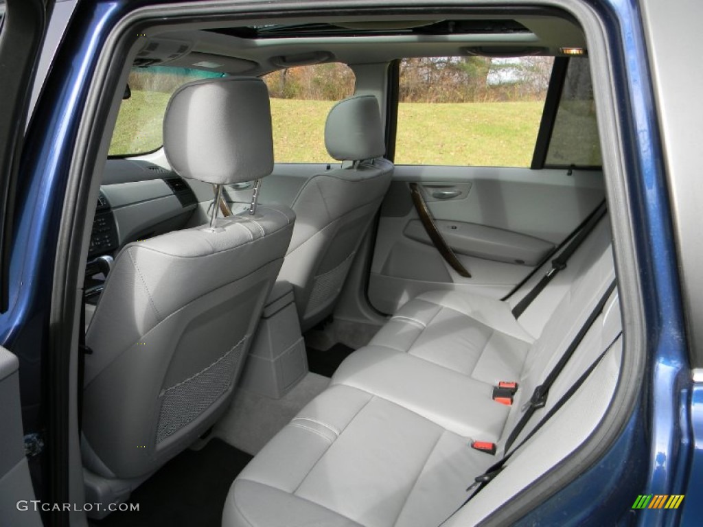 Grey Interior 2006 BMW X3 3.0i Photo #87608767