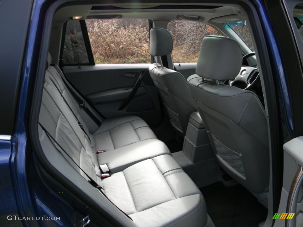 2006 X3 3.0i - Mystic Blue Metallic / Grey photo #17