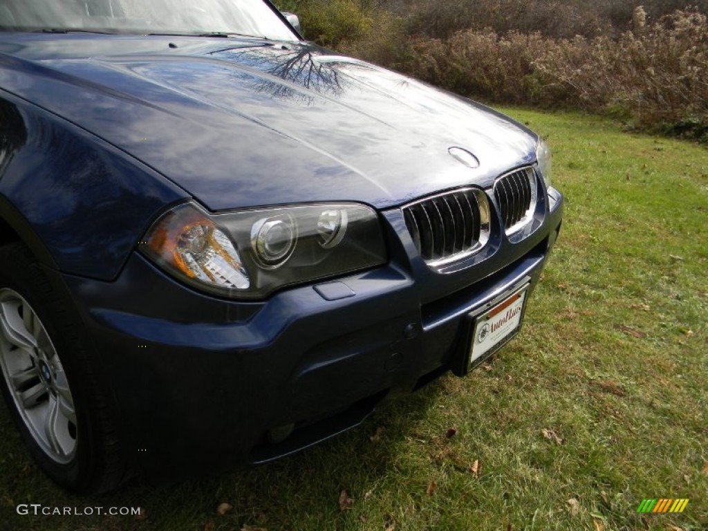 2006 X3 3.0i - Mystic Blue Metallic / Grey photo #27