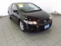 Crystal Black Pearl - Civic LX Coupe Photo No. 1