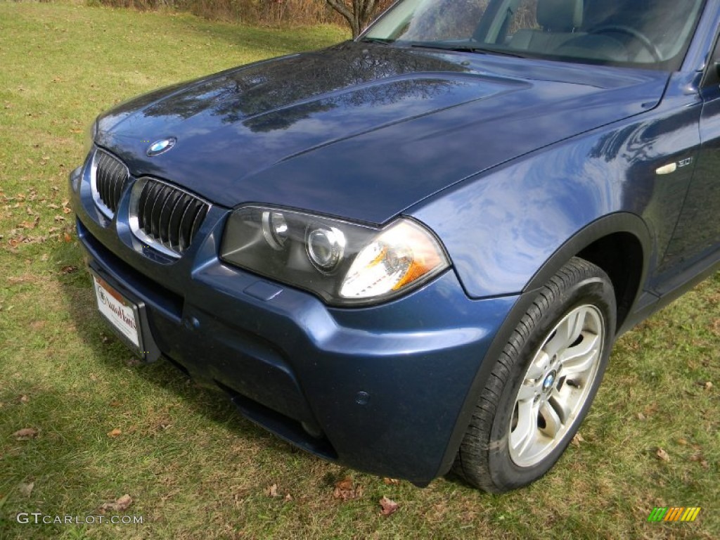 2006 X3 3.0i - Mystic Blue Metallic / Grey photo #28