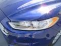 2014 Deep Impact Blue Ford Fusion S  photo #9