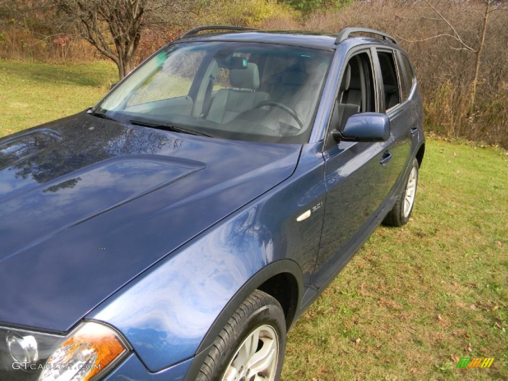 2006 X3 3.0i - Mystic Blue Metallic / Grey photo #29