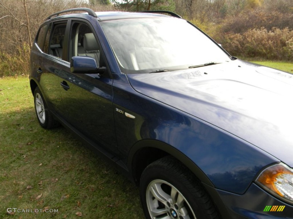 2006 X3 3.0i - Mystic Blue Metallic / Grey photo #30